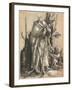 Bearded Saint with Walking Stick, C. 1516-Matthias Grünewald-Framed Giclee Print