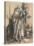 Bearded Saint with Walking Stick, C. 1516-Matthias Grünewald-Stretched Canvas