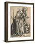 Bearded Saint with Walking Stick, C. 1516-Matthias Grünewald-Framed Giclee Print