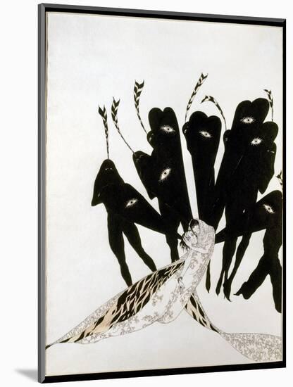 Beardsley: Salome-Aubrey Beardsley-Mounted Giclee Print