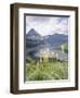 Beargrass, Hidden Lake and Mount Reynolds, Glacier National Park, Montana, USA-Geoff Renner-Framed Photographic Print