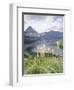 Beargrass, Hidden Lake and Mount Reynolds, Glacier National Park, Montana, USA-Geoff Renner-Framed Photographic Print