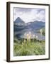 Beargrass, Hidden Lake and Mount Reynolds, Glacier National Park, Montana, USA-Geoff Renner-Framed Photographic Print