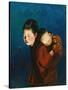 Bearing a Burden (Oil on Board)-Mortimer Ludington Menpes-Stretched Canvas