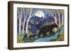 Bearly Midnight-K.C. Grapes-Framed Giclee Print