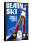 Bearn Ski-null-Framed Stretched Canvas