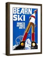 Bearn Ski-null-Framed Giclee Print