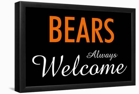 Bears Always Welcome-null-Framed Poster