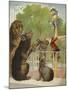 Bears Baiting Boys-Richard Andre-Mounted Giclee Print