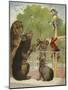 Bears Baiting Boys-Richard Andre-Mounted Giclee Print