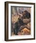 Bears, Cuthbert Swan-Cuthbert Swan-Framed Art Print