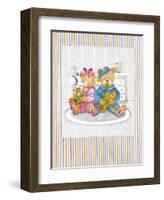 Bears Family II-null-Framed Art Print