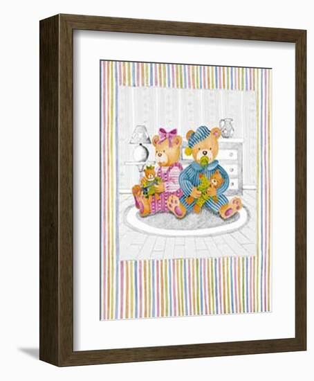 Bears Family II-null-Framed Art Print