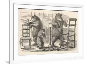 Bears Find the Chairs-null-Framed Photographic Print