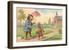 Bears Going to Church-null-Framed Art Print