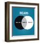 Bears Venn Diagram-Stephen Wildish-Framed Art Print