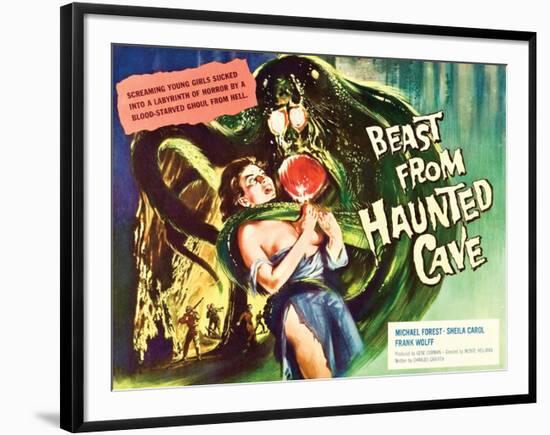 Beast From Haunted Cave - 1960 II-null-Framed Giclee Print