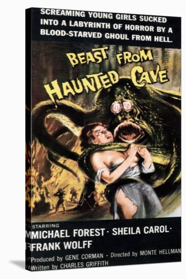 Beast From Haunted Cave, Sheila Carol, 1959-null-Stretched Canvas