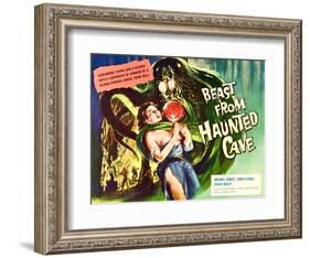 Beast From Haunted Cave, Sheila Carol, (Lobbycard), 1960-null-Framed Art Print