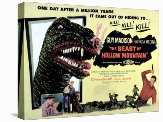 Beast of Hollow Mountain, 1956-null-Stretched Canvas