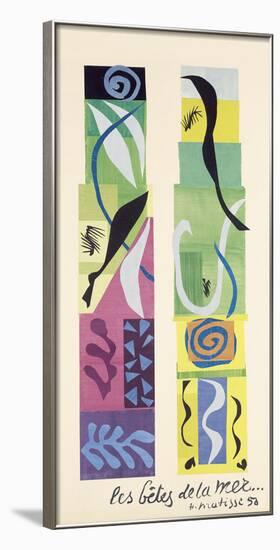 Beasts of the Sea-Henri Matisse-Framed Art Print