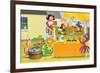 Beasty Feast - Turtle-Gary LaCoste-Framed Giclee Print