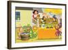 Beasty Feast - Turtle-Gary LaCoste-Framed Giclee Print