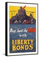 Beat Back the Hun with Liberty Bonds-null-Framed Stretched Canvas