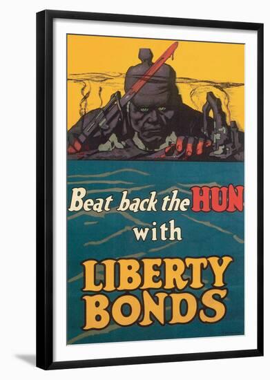 Beat Back The Hun-Fred Strothman-Framed Art Print