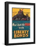 Beat Back The Hun-Fred Strothman-Framed Art Print