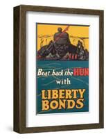 Beat Back The Hun-Fred Strothman-Framed Art Print