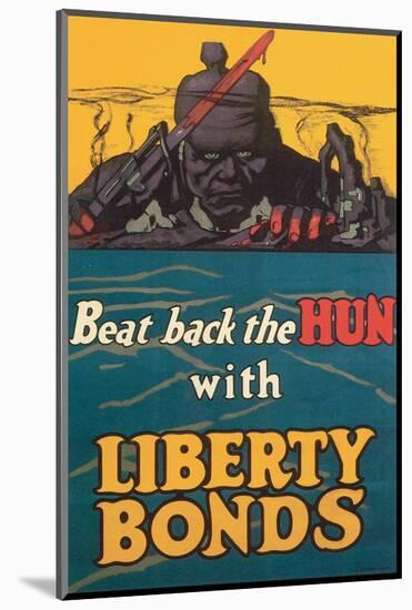 Beat Back The Hun-Fred Strothman-Mounted Art Print