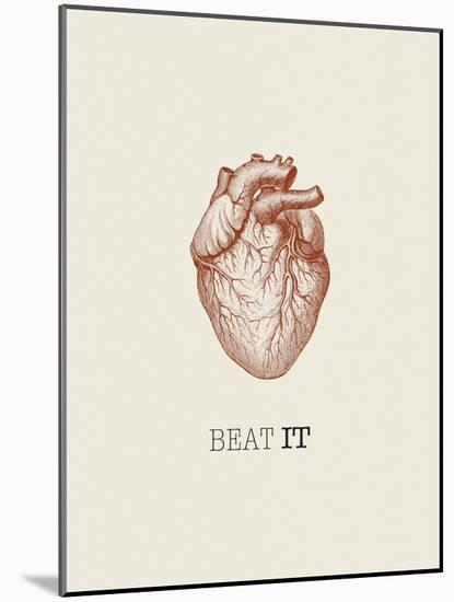 Beat It-null-Mounted Art Print