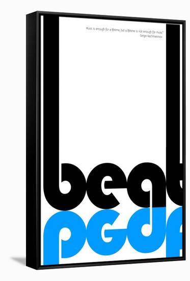 Beat Poster-NaxArt-Framed Stretched Canvas