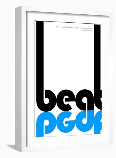 Beat Poster-NaxArt-Framed Art Print