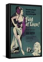 Beat the Devil, Danish Movie Poster, 1953-null-Framed Stretched Canvas