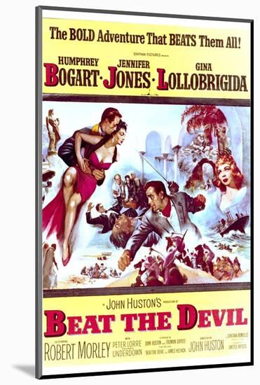 Beat the Devil - Movie Poster Reproduction-null-Mounted Photo