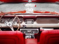 US classic car 1965 mustang convertible interior-Beate Gube-Photographic Print