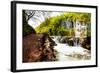 Beaten Track near A Forest Lake and Waterfall in Plitvice Lakes National Park, Croatia-Lamarinx-Framed Photographic Print