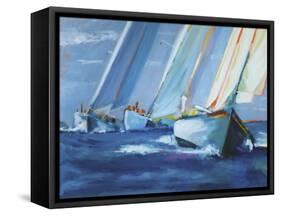 Beating I-Curt Crain-Framed Stretched Canvas