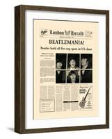 Beatlemania!-The Vintage Collection-Framed Art Print