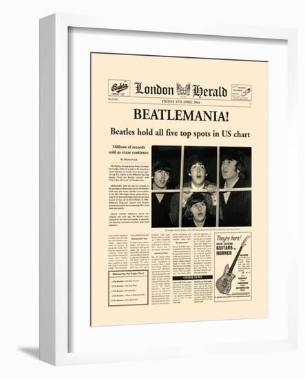 Beatlemania!-The Vintage Collection-Framed Art Print