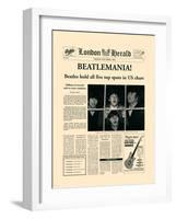 Beatlemania!-The Vintage Collection-Framed Art Print