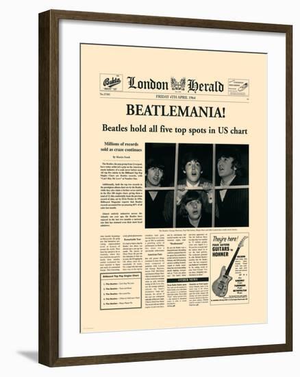 Beatlemania!-The Vintage Collection-Framed Art Print