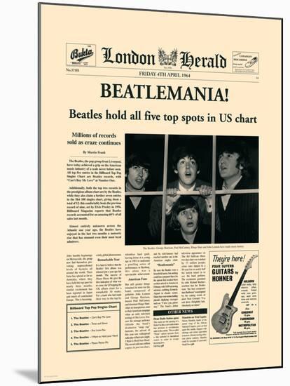 Beatlemania!-The Vintage Collection-Mounted Art Print