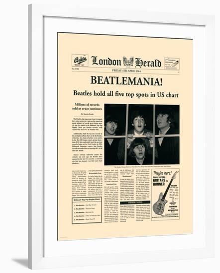 Beatlemania!-The Vintage Collection-Framed Art Print