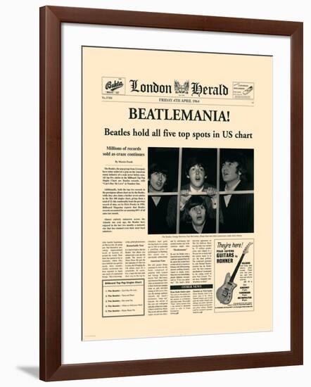 Beatlemania!-The Vintage Collection-Framed Art Print