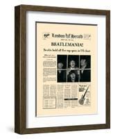 Beatlemania!-The Vintage Collection-Framed Art Print