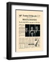 Beatlemania!-The Vintage Collection-Framed Art Print