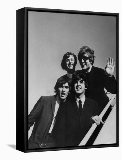 Beatles' Arriving at Los Angeles Airport on 2nd Us Tour-Bill Ray-Framed Stretched Canvas